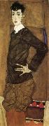 Egon Schiele Portrait of Erich Lederer painting